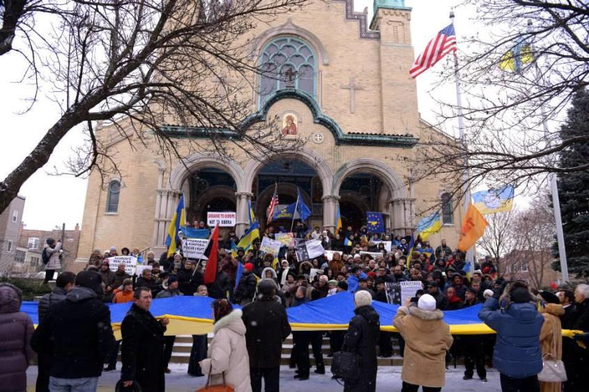 Начало евромайданных протестов в храмах УГКЦ - Одесский Политикум