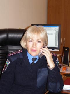 Татьяна Семикоп - начальник отдела криминальной милиции по делам детей ГУ МВС