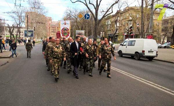 Колонна воинов-интернационалистов - Одесский Политикум