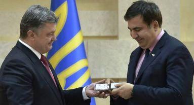 Петр Вальцман (Порошенко)  и Михаил Саакашвили - Одесский Политикум